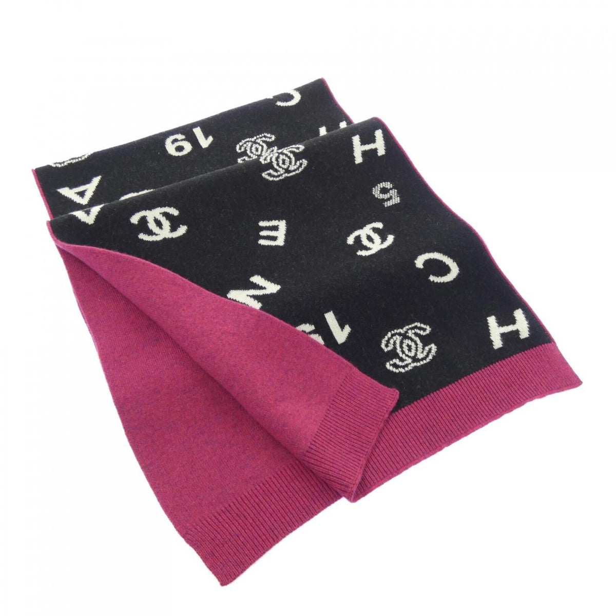 Chanel 23A Scarf Black