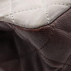 Chanel Shoulder Bag 2.55 Quilted Maxi Double Flap Bordeaux Gray Caviar Leather — view 7