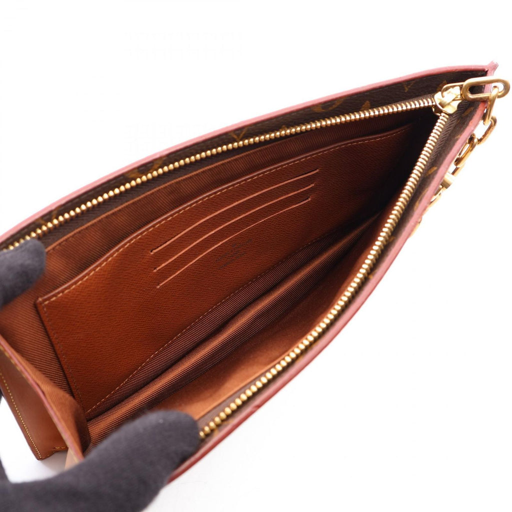 Louis Vuitton Clutch Chain Leather — view 3