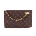 Louis Vuitton Clutch Chain Leather