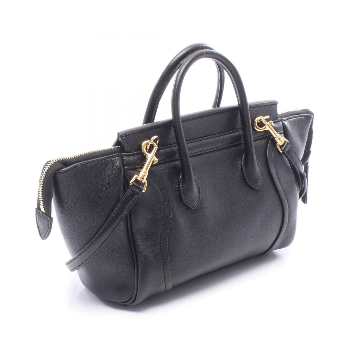 Celine Handbag Little Luggage Black Leather — view 2