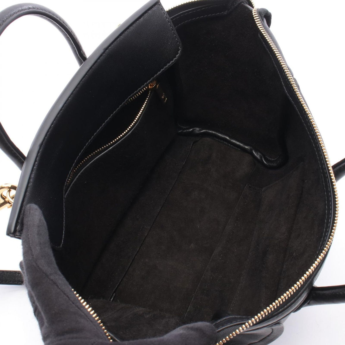Celine Handbag Little Luggage Black Leather — view 3