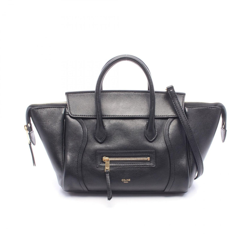 Celine Handbag Little Luggage Black Leather