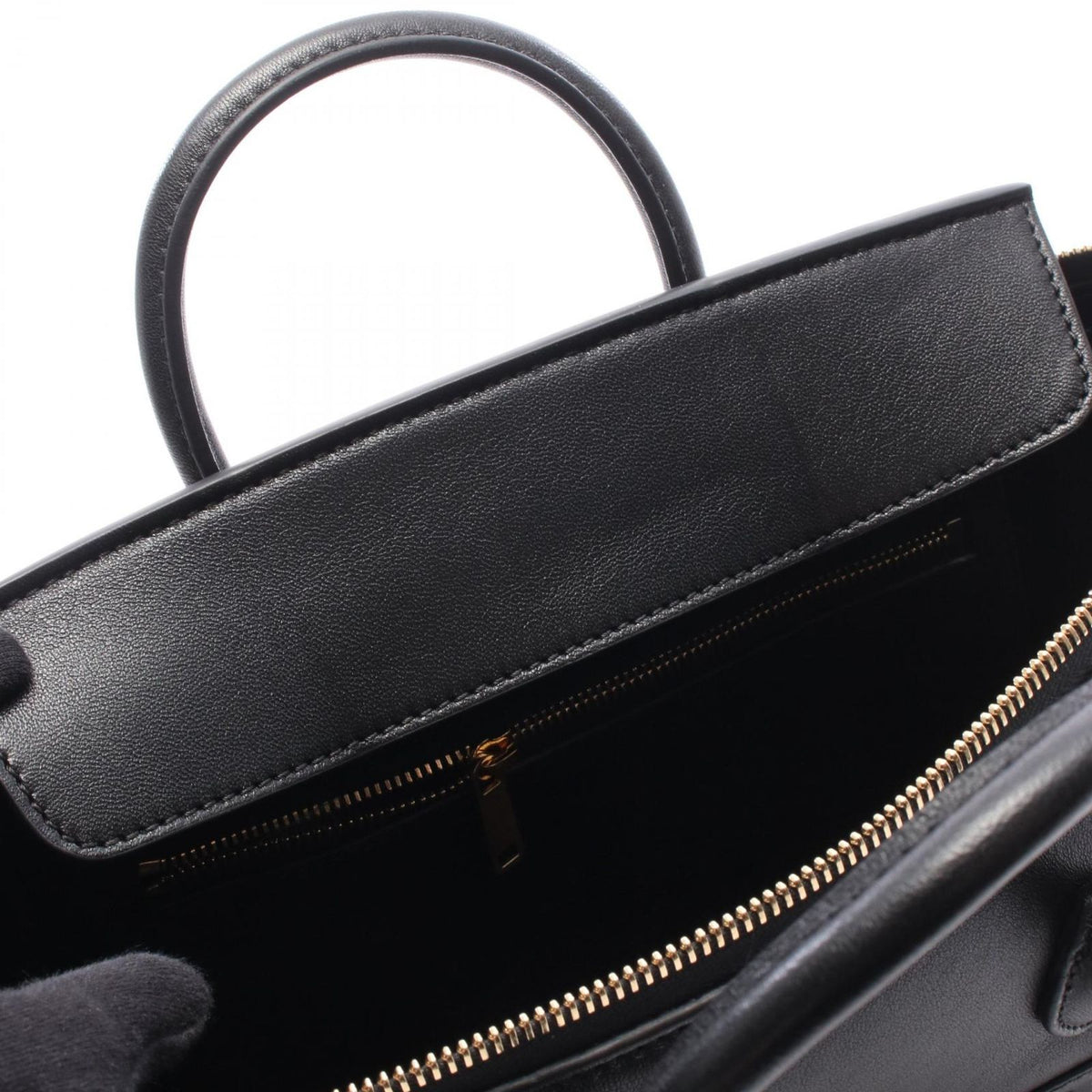 Celine Handbag Little Luggage Black Leather — view 5