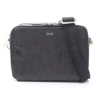 Dior Shoulder Bag Oblique Galaxy Black Leather