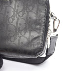 Dior Shoulder Bag Oblique Galaxy Black Leather — view 7