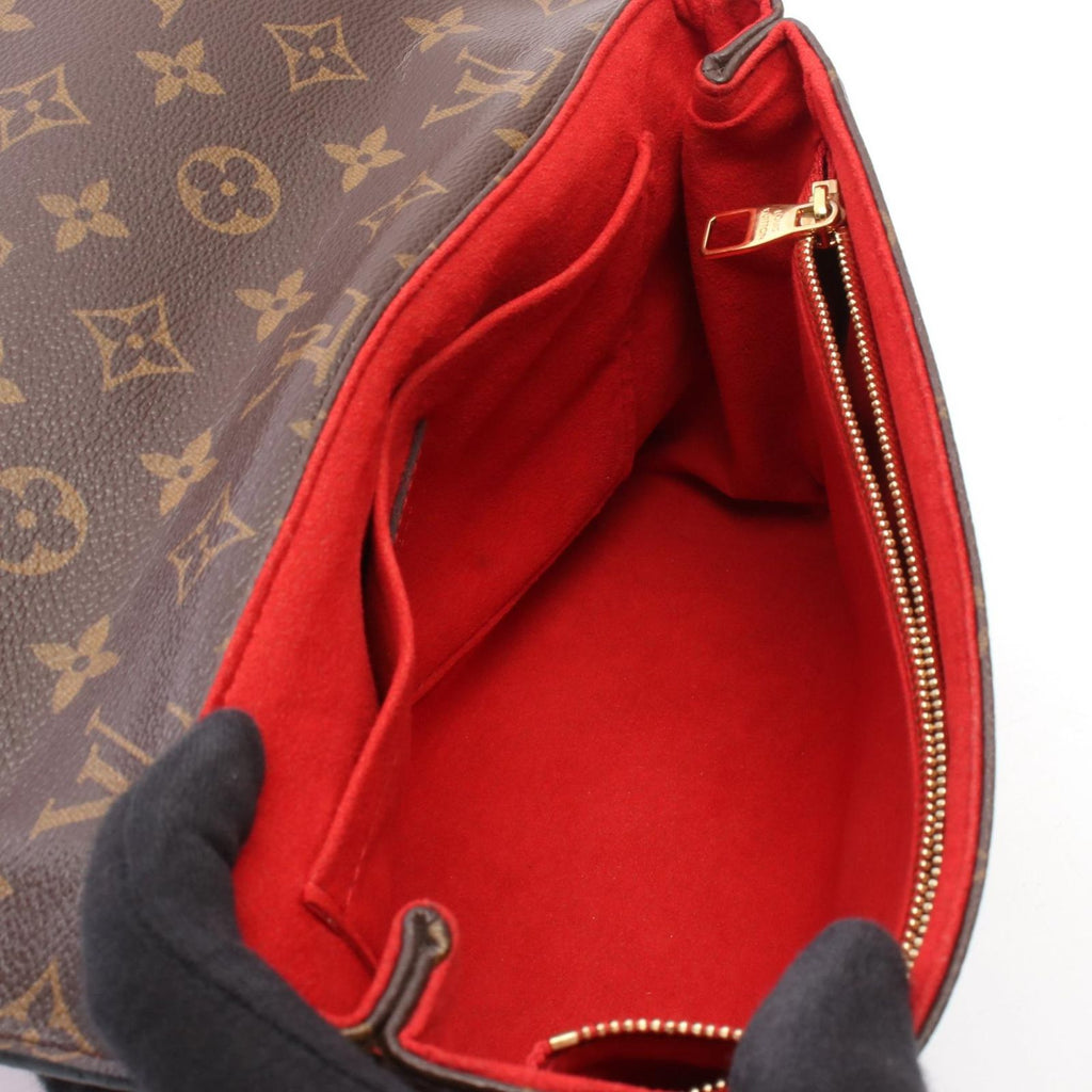 Louis Vuitton Shoulder Bag Saint Placide Cerise Leather — view 3