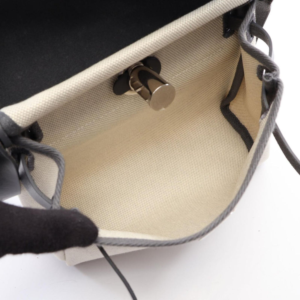 Hermes Shoulder Bag Herbag Zip Mini Ecru Ardoise — view 3