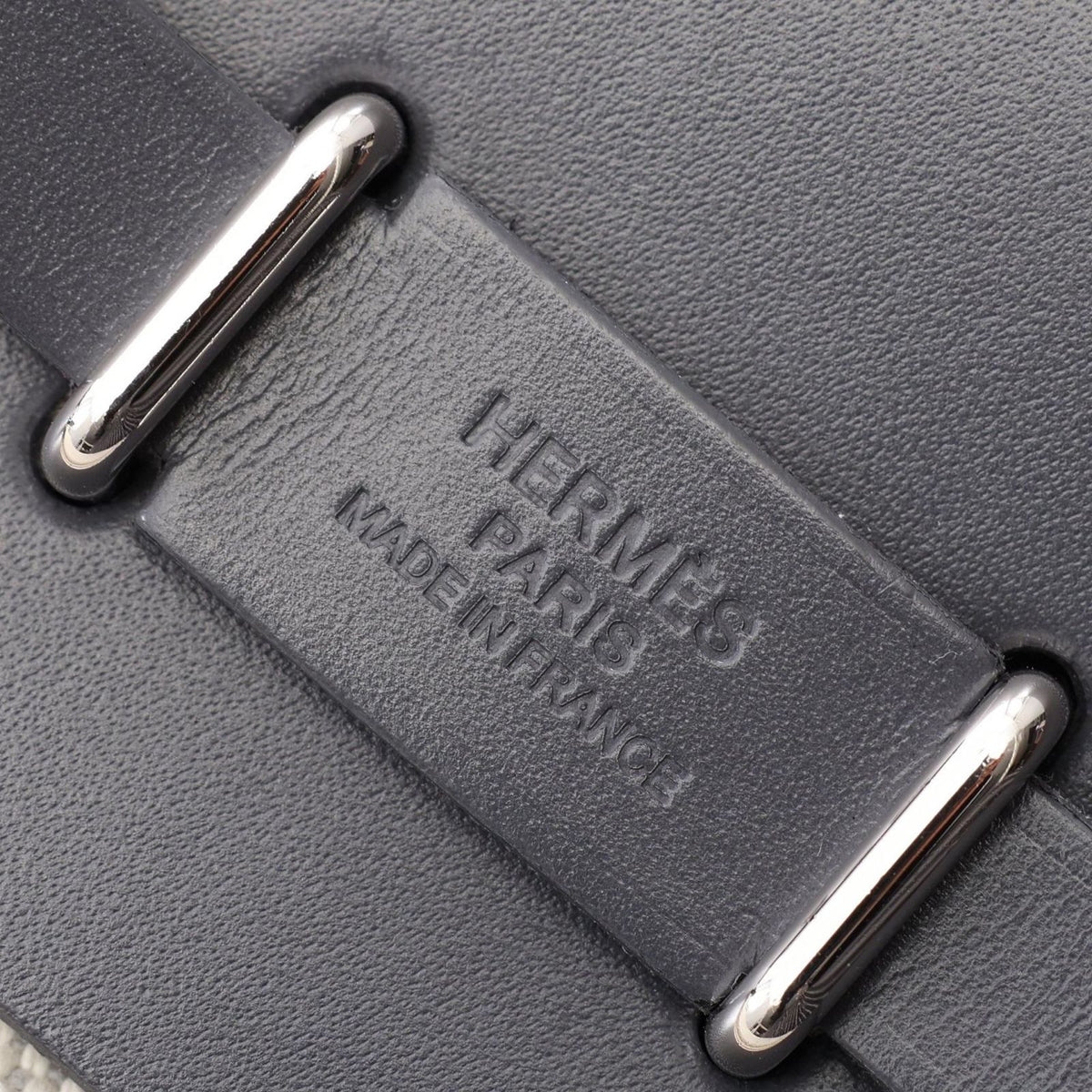 Hermes Shoulder Bag Herbag Zip Mini Ecru Ardoise — view 4