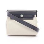 Hermes Shoulder Bag Herbag Zip Mini Ecru Ardoise