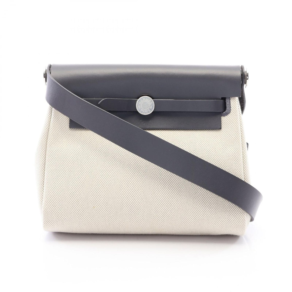 Hermes Shoulder Bag Herbag Zip Mini Ecru Ardoise