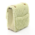 Chanel Shoulder Bag 2.55 Quilted Mademoiselle Chain Apple Green Lambskin Mini — view 2