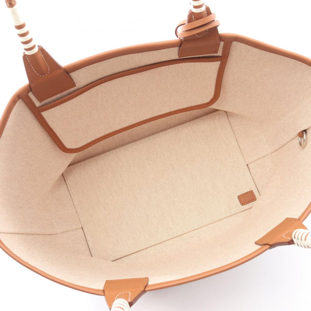 Hermes Tote Bag Steeple 28 Ecru Gold Cuible Lime Beige — view 3