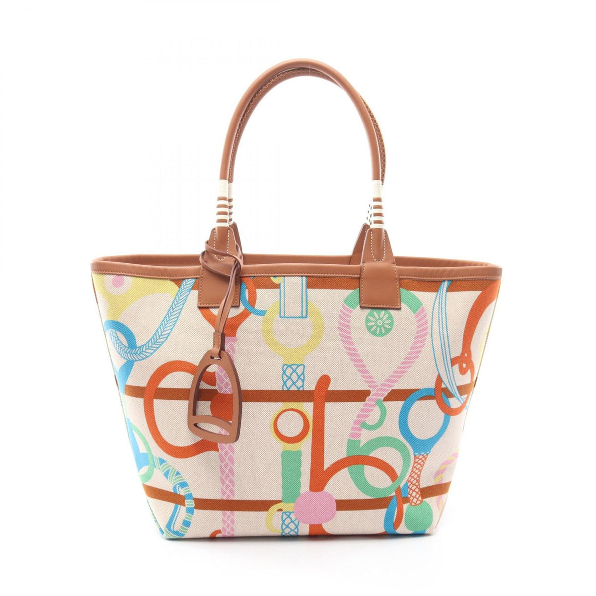 Hermes Tote Bag Steeple 28 Ecru Gold Cuible Lime Beige