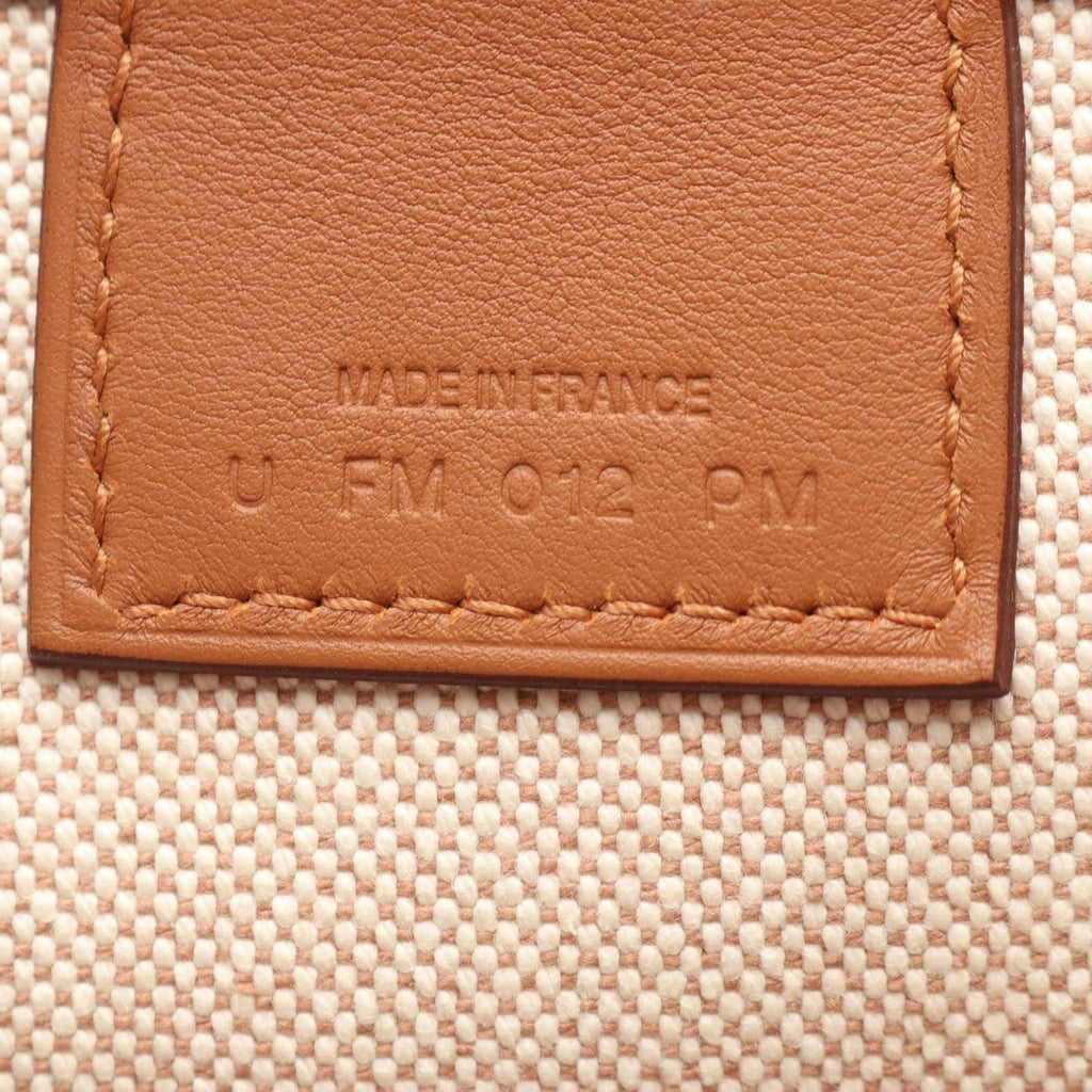 Hermes Tote Bag Steeple 28 Ecru Gold Cuible Lime Beige — view 5