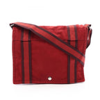 Hermes Shoulder Bag Fourre Tout Besace PM Bordeaux Canvas
