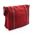 Hermes Shoulder Bag Fourre Tout Besace PM Bordeaux Canvas — view 2