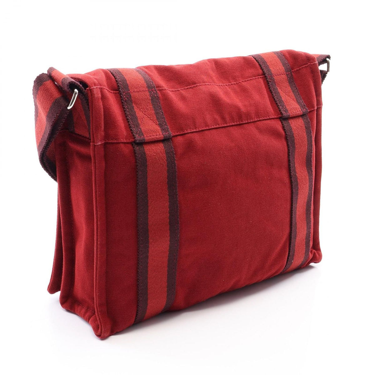 Hermes Shoulder Bag Fourre Tout Besace PM Bordeaux Canvas — view 2