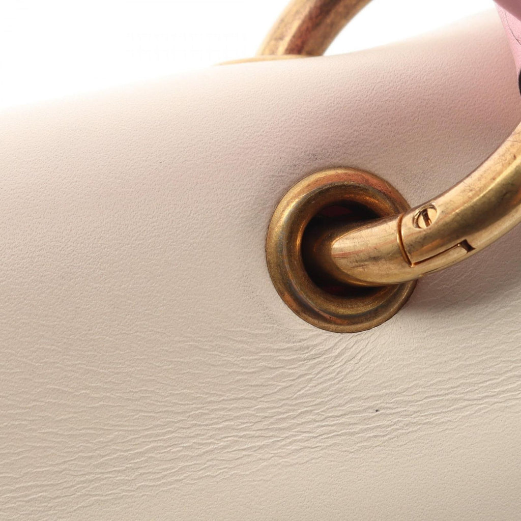 Gucci Handbag Queen Margaret 2-Way Red Navy Ivory Leather GG Supreme — view 8