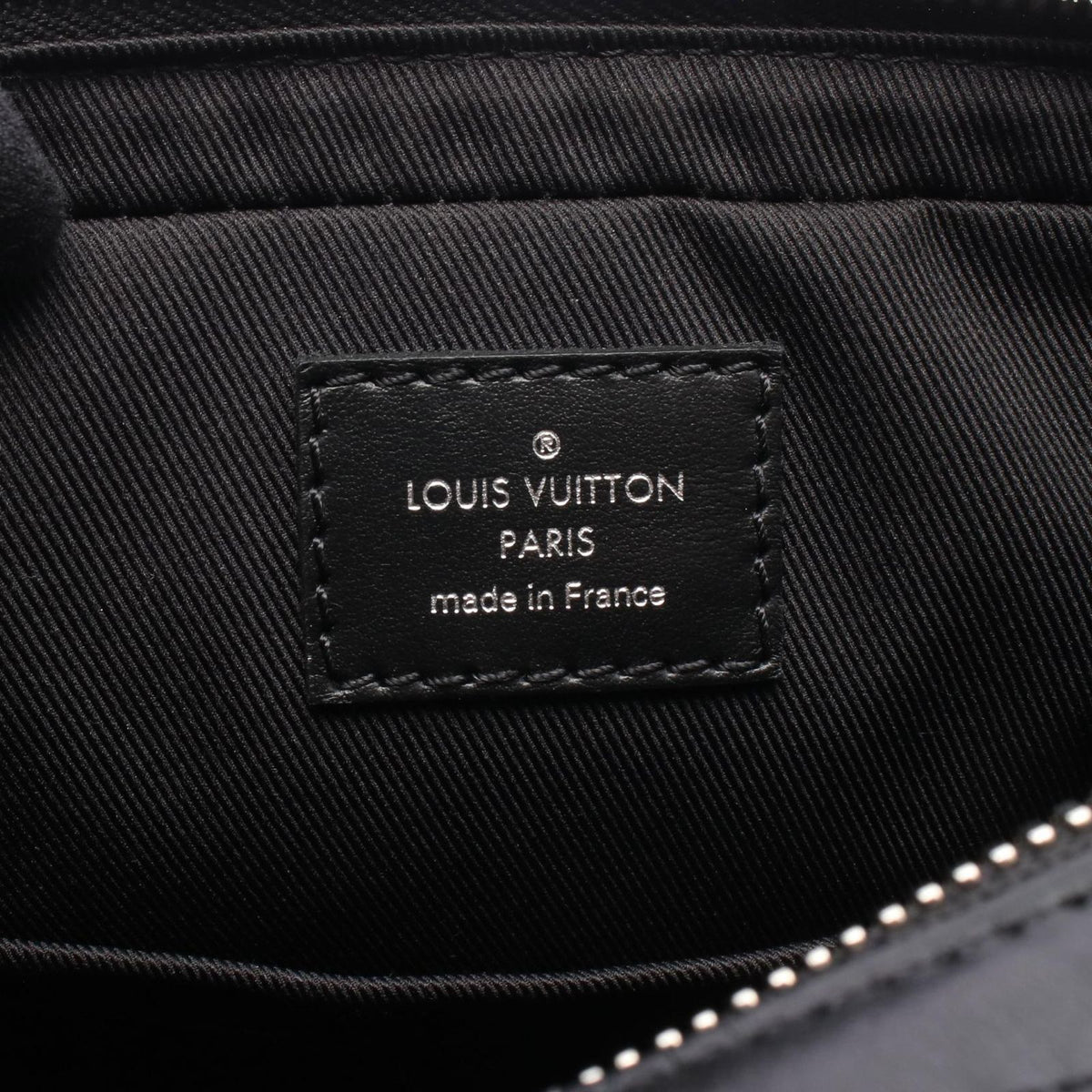 Louis Vuitton Shoulder Bag Trio Messenger Antarctica Leather — view 4