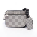 Louis Vuitton Shoulder Bag Trio Messenger Antarctica Leather