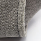 Chanel Tote Bag Deauville Gray White Black Canvas 2-Way Chain MM — view 7