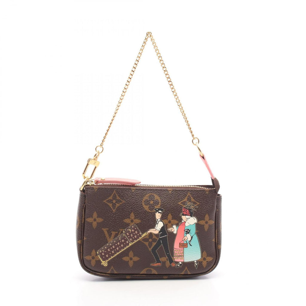 Louis Vuitton Handbag Mini Pochette Accessoires Monogram Porter Line