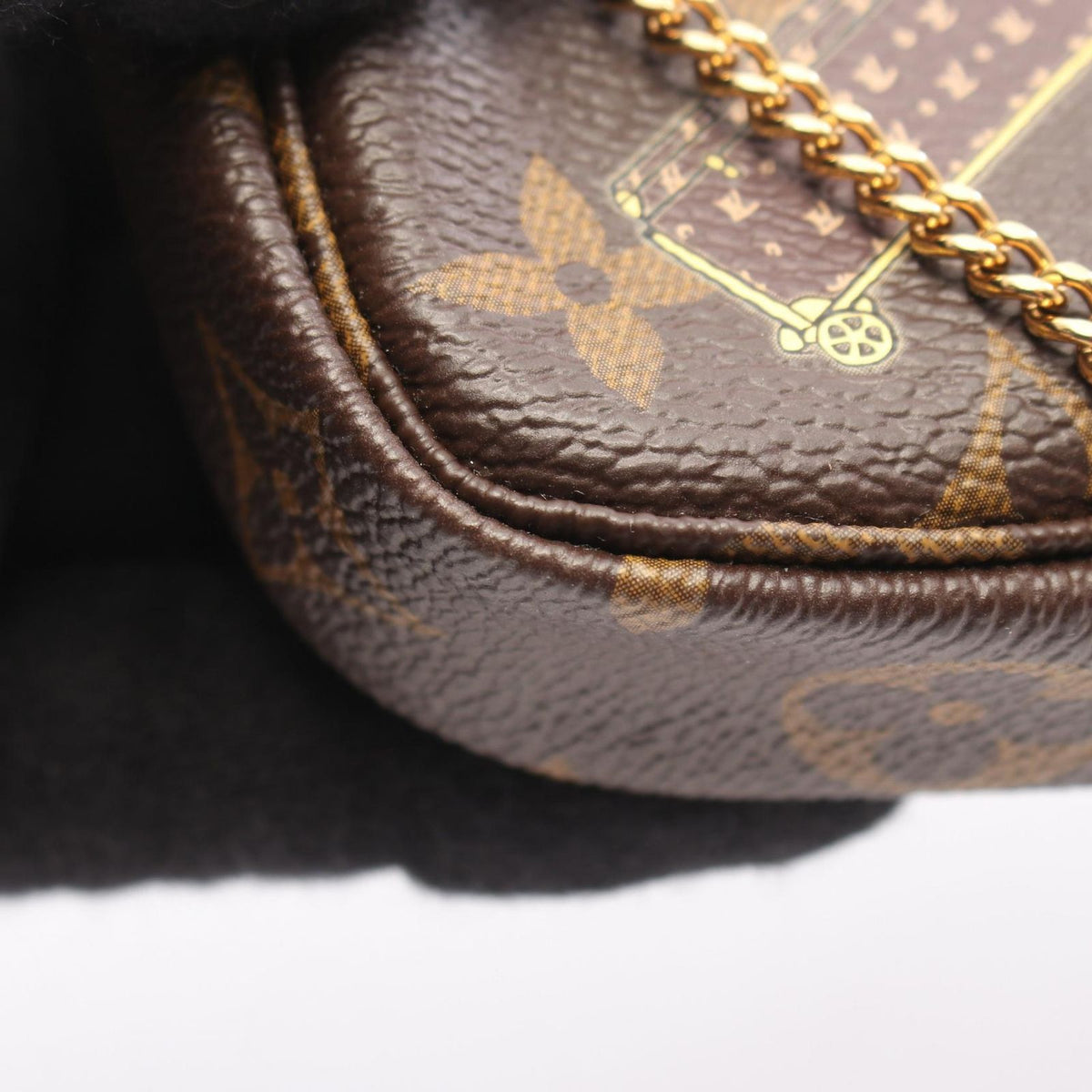 Louis Vuitton Handbag Mini Pochette Accessoires Monogram Porter Line — view 7