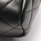 Chanel Backpack Quilted Black Caviar Leather Chain — view 7