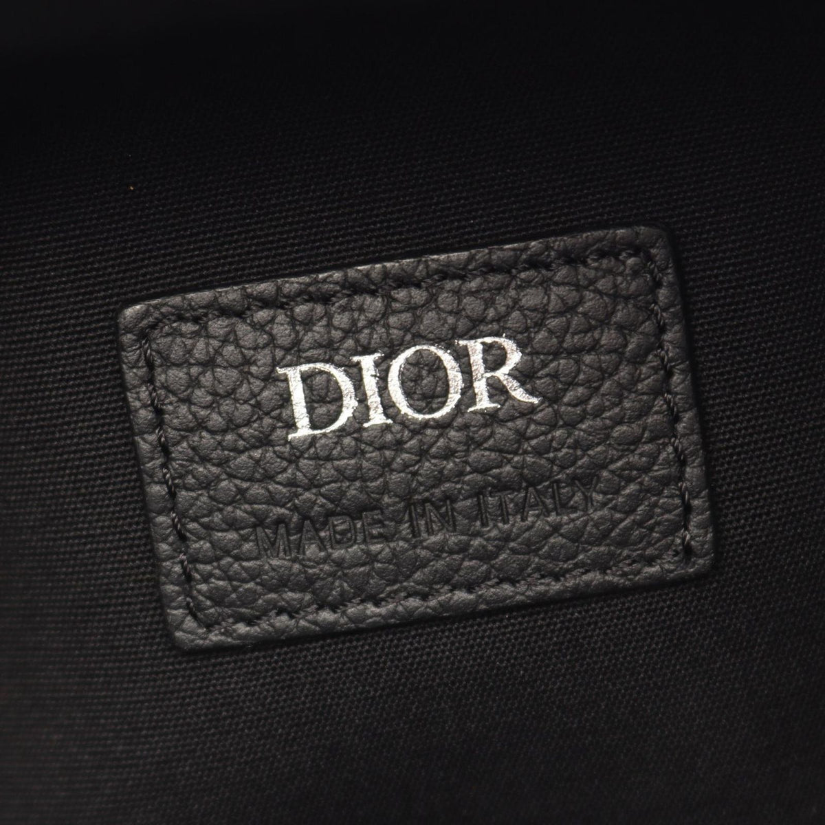 Dior Handbag Lango Oblique 2-Way Ivory Navy Black Canvas Leather 26 — view 4