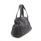 Chanel Unlimited Black Leather Mini Boston Bag — view 2
