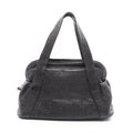 Chanel Unlimited Black Leather Mini Boston Bag