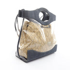 Chanel Shoulder Bag 31 Large Shopping 2-Way Denim Blue Beige Vinyl 31 — view 2