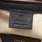Gucci Handbag GG Marmont Bamboo 2-Way Brown Navy Leather Handle Tote — view 4