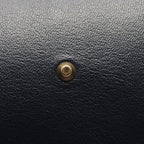 Gucci Handbag GG Marmont Bamboo 2-Way Brown Navy Leather Handle Tote — view 7