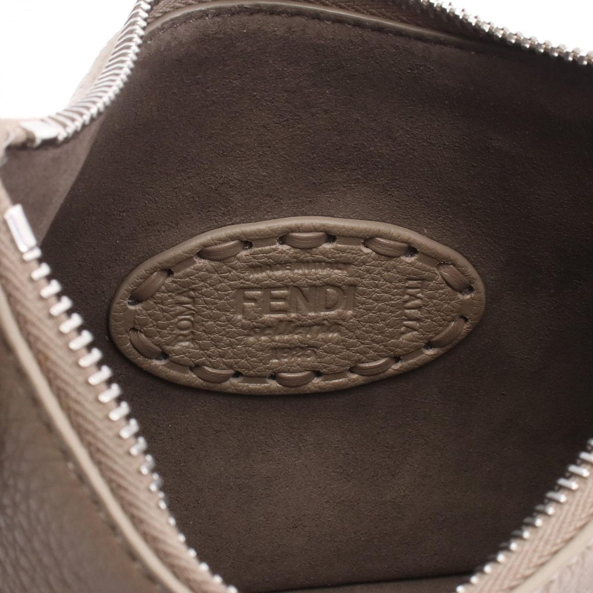 Fendi Handbag Small Fendessence Selleria Greige Leather — view 4