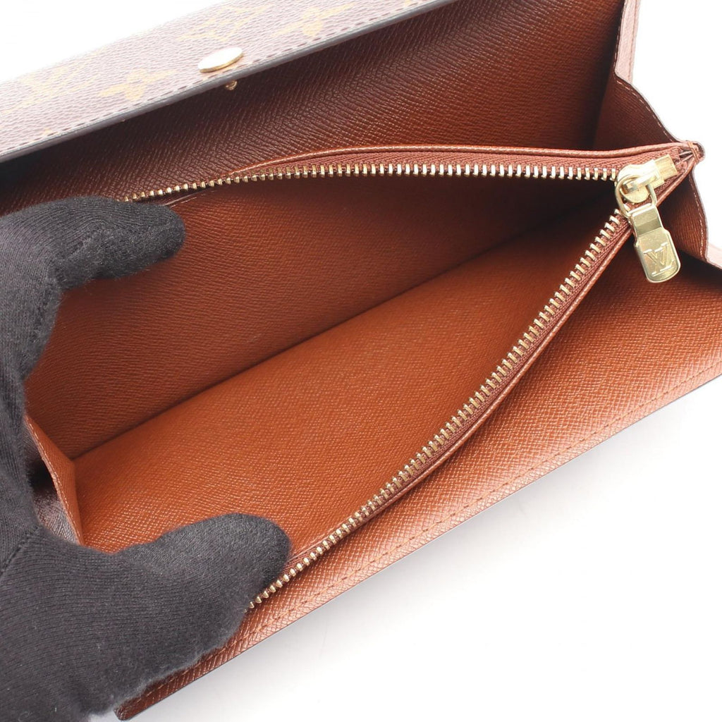 Louis Vuitton Bifold Wallet Pochette Porte Monnaie Credit Leather — view 4