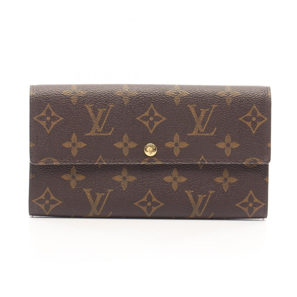 Louis Vuitton Bifold Wallet Pochette Porte Monnaie Credit Leather