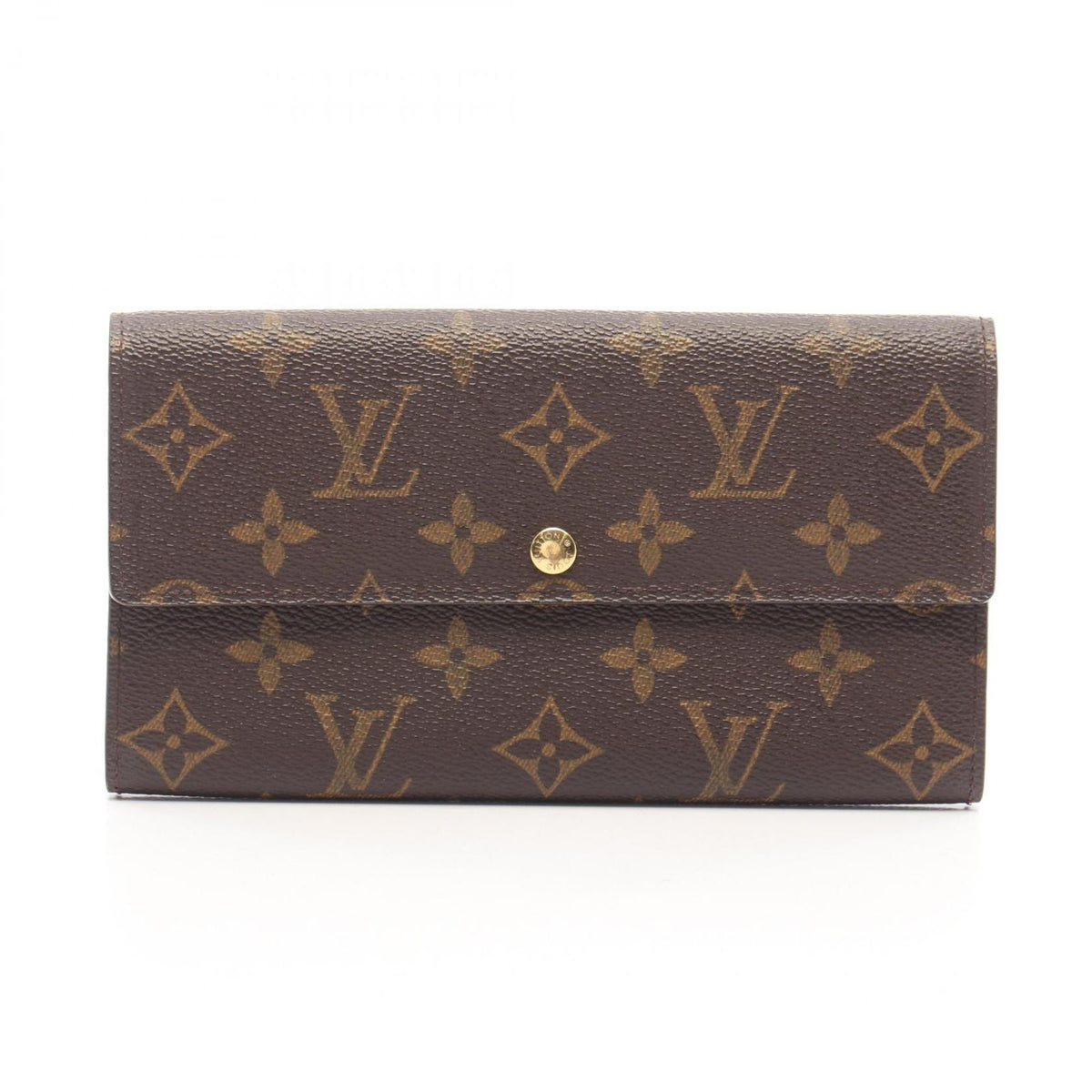 Louis Vuitton Bifold Wallet Pochette Porte Monnaie Credit Leather