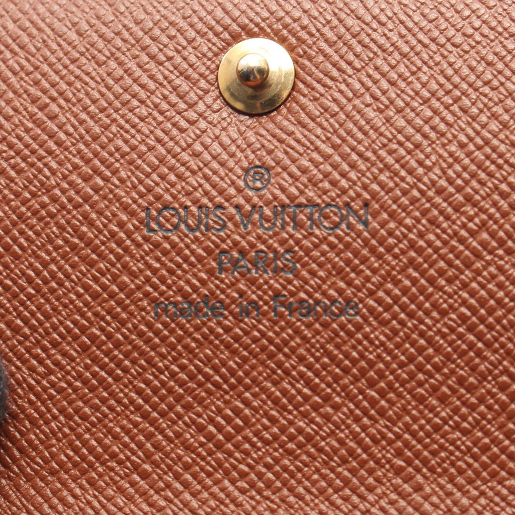 Louis Vuitton Bifold Wallet Pochette Porte Monnaie Credit Leather — view 5