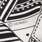 Hermes Scarf Carre 55 Sangles en Zigzag Silk — view 2