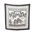 Hermes Scarf Carre 55 Sangles en Zigzag Silk