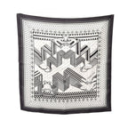 Hermes Scarf Carre 55 Sangles en Zigzag Silk