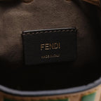 Fendi Handbag Mini Montresor Light Yellow Green Leather Camon Tresor — view 4