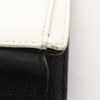 Chanel Tote Bag 2.55 White Black Caviar Leather — view 8