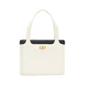 Chanel Tote Bag 2.55 White Black Caviar Leather