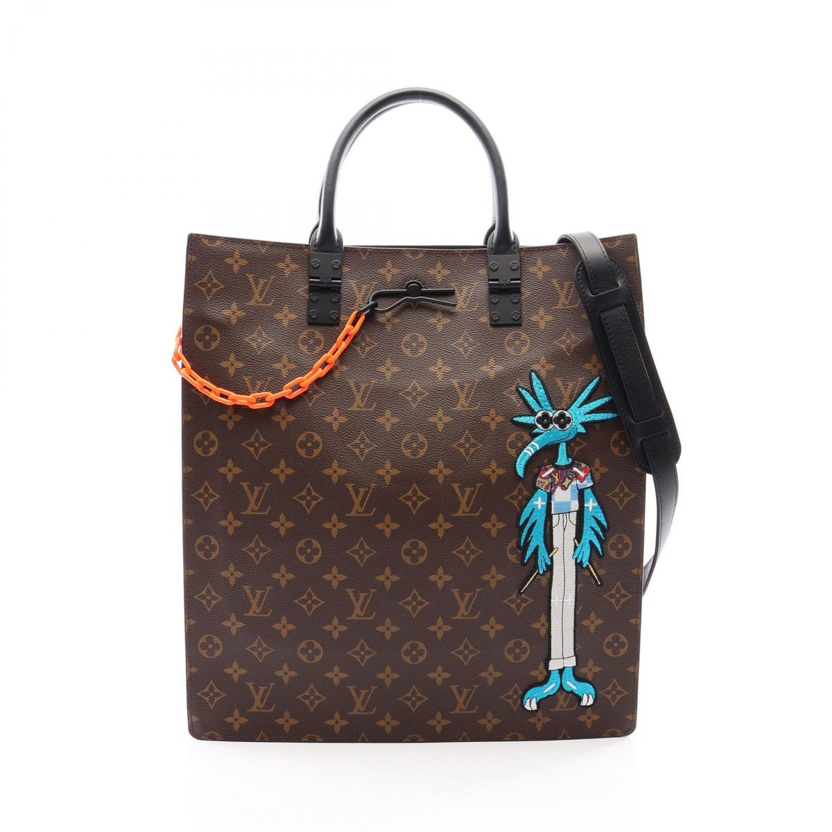 Louis Vuitton Tote Bag Sac Plat LV Friend Virgil Abloh Leather LV Lens