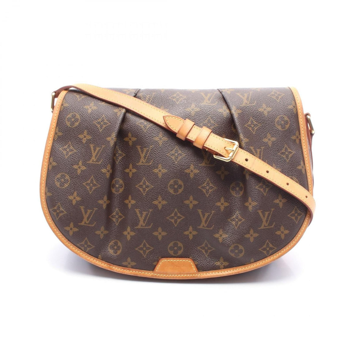 Louis Vuitton Shoulder Bag Menilmontant MM Monogram Leather