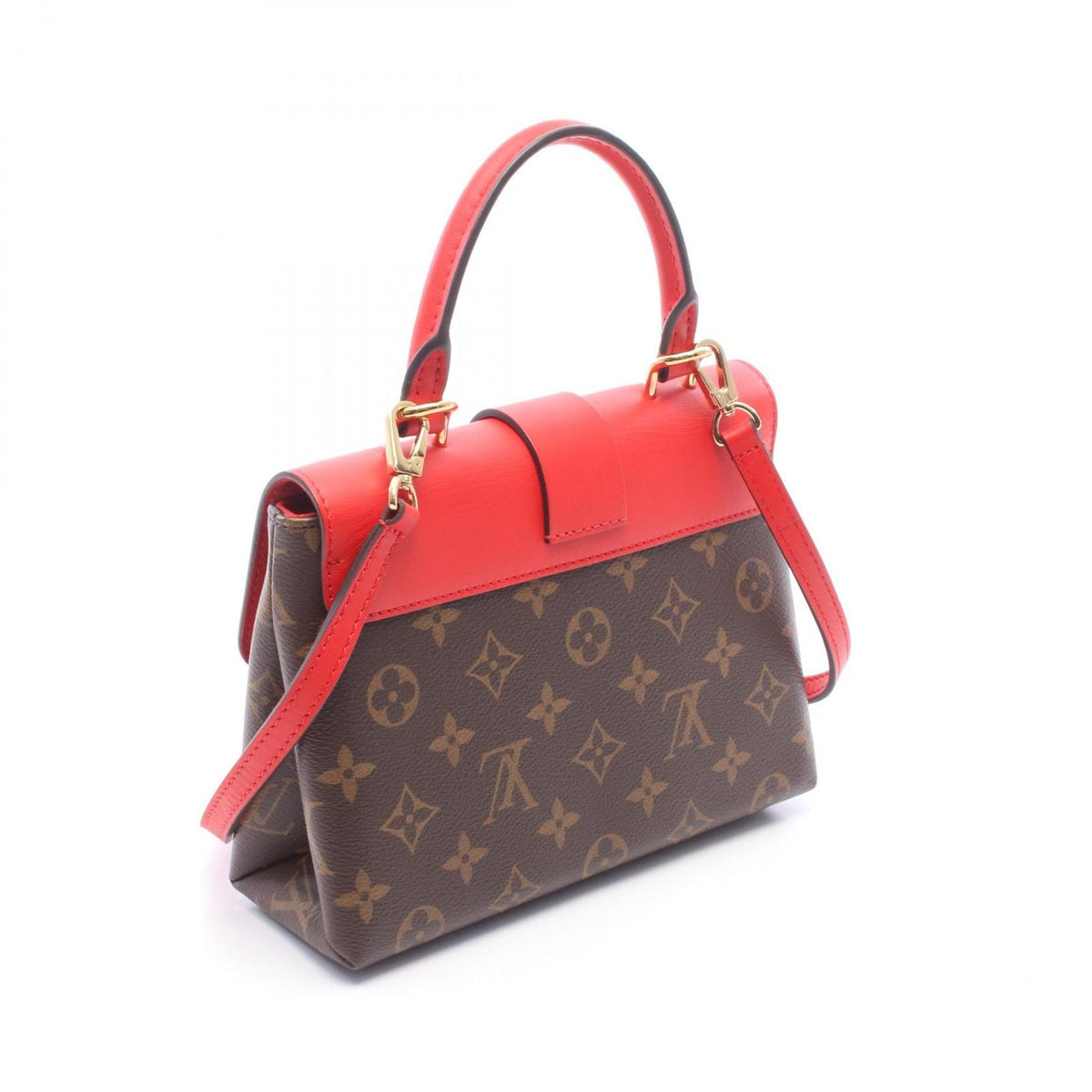 Louis Vuitton Handbag Locky BB Monogram Coquelicot Leather — view 2