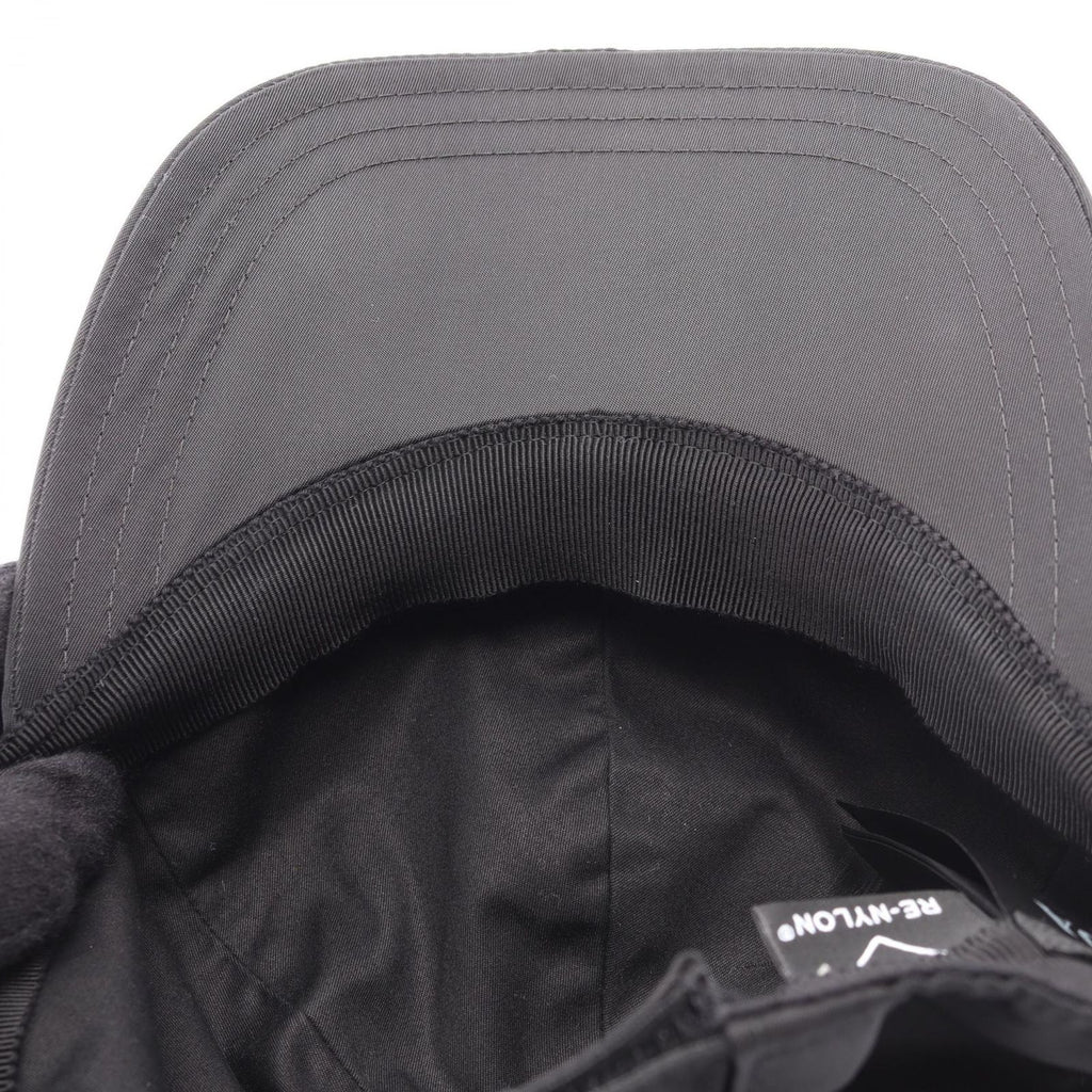 Prada Cap Re-Nylon Black Nylon Baseball Cap Hat — view 7